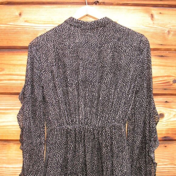 Pinko Silk Blend  Ruffle Trim Mini Dress - Picture 7 of 12